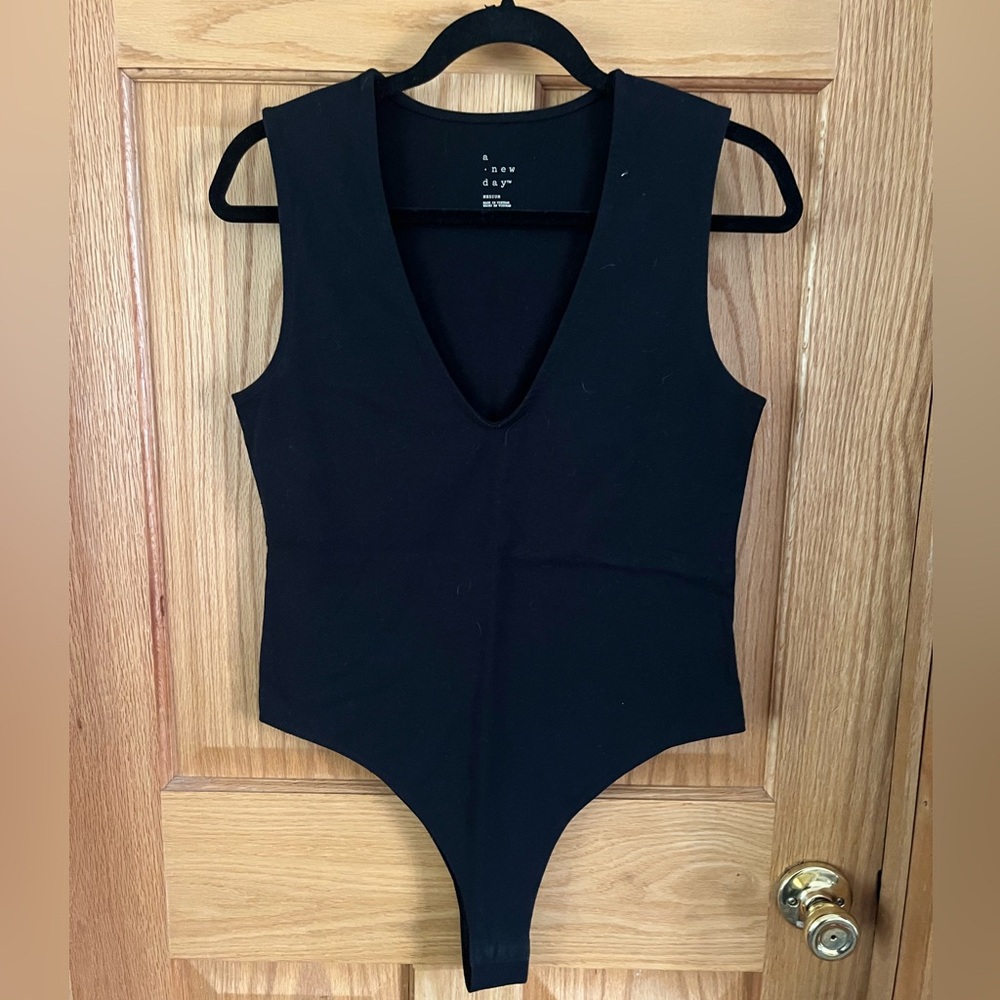 Bundle of Two A New Day Women's Black & Nude Bodysuits